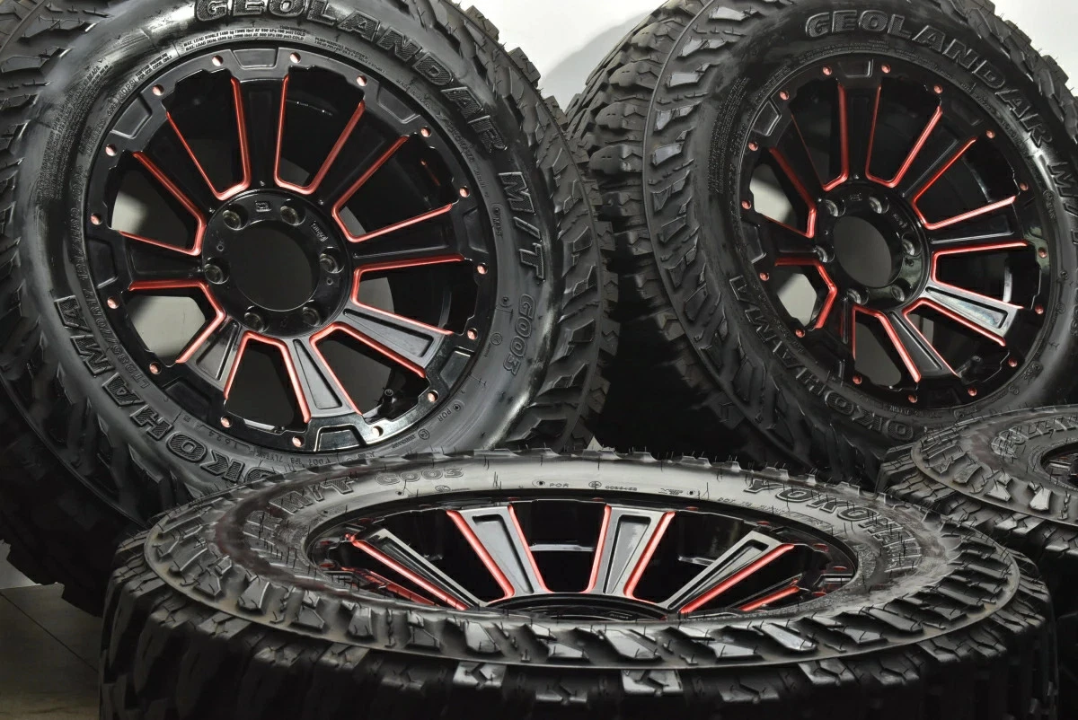 JDM Used LEXXEL 4-Book Set 178.5J x 17+20 PCD 139.7 LT285/70R17 121/11 No Tires - Image 3