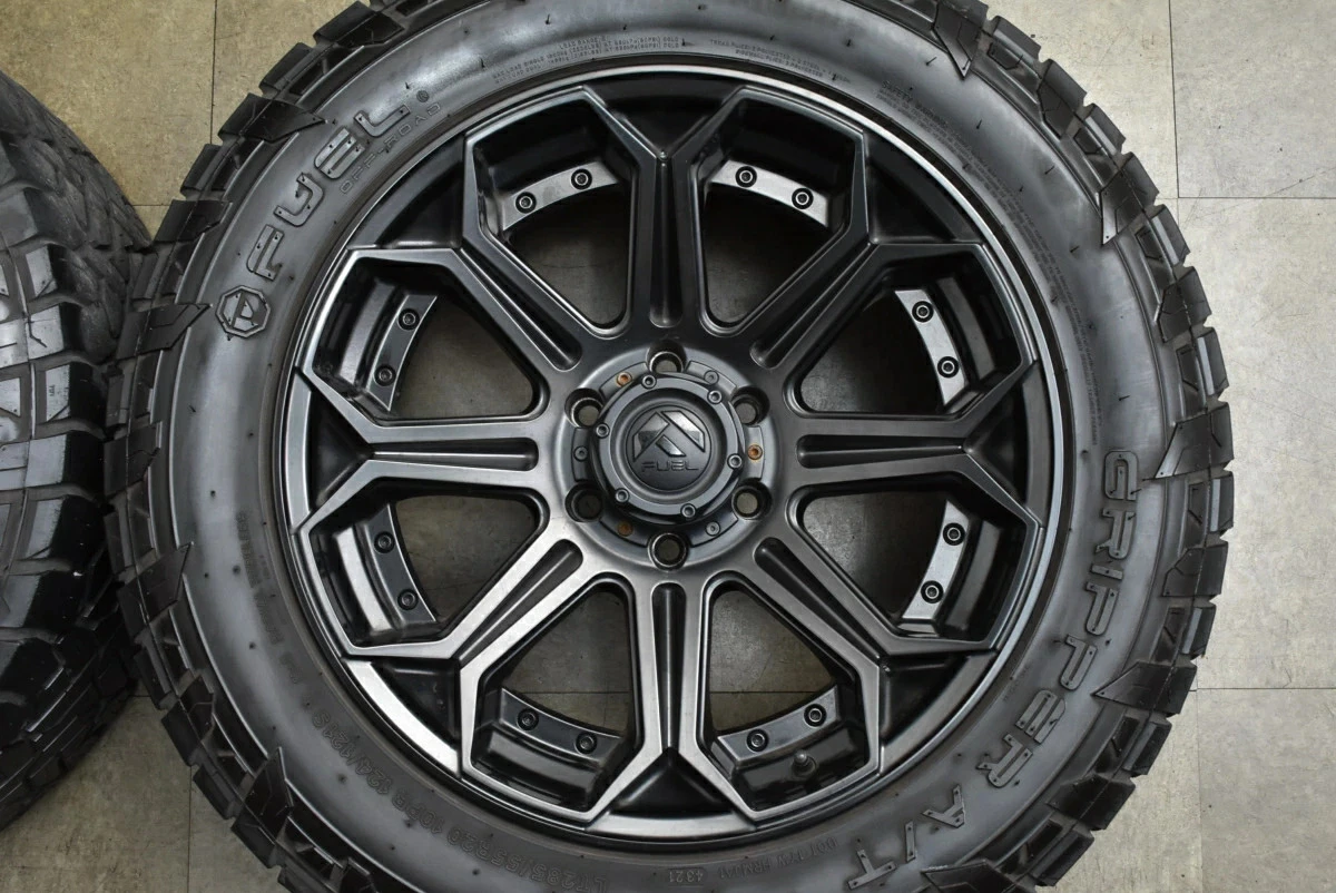 JDM Used FUEL Offroad 4-Book Set 209.09J x 20+20 PCD 139.7 LT285/55R20 No Tires - Image 4