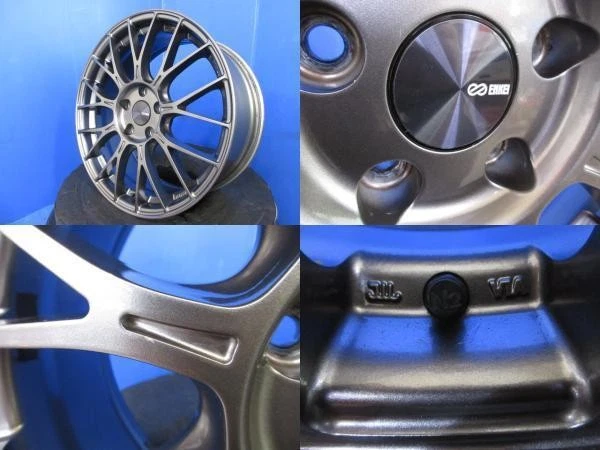 JDM Used ENKEI PFM1 Enkei 4-Book Set 188.0J 9.0J +45 5-Lug PCD 114.3 B No Tires - Image 3