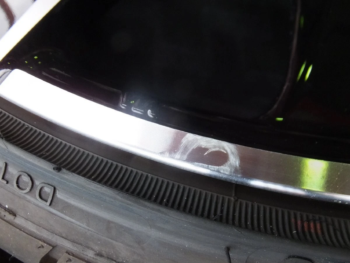 JDM Used Tire and Wheel Set: WALD Valcas 8.0J 8.5J-20 5/100 +45 Black No Tires - Image 6