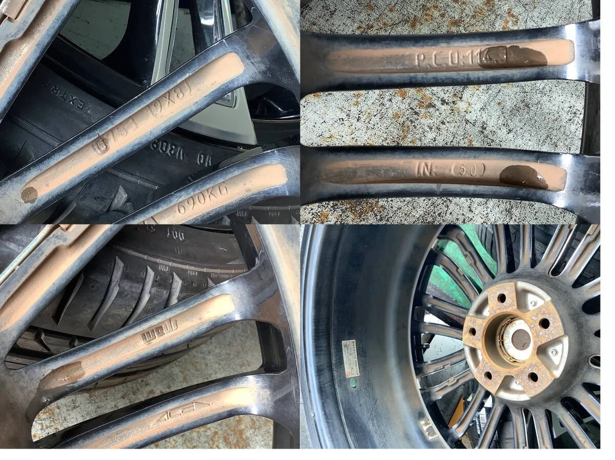 JDM Used Weds ZEA 19x8J 5H 114.3 +50 4Book 235/35R19 Odyssey Tires for No Tires - Image 5