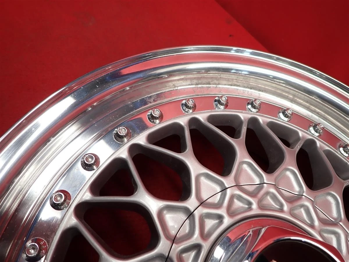 JDM Used BBS RS RS045 wheels lightweight 6.7kg each 4-hole 6J 15PCD100 No Tires - Image 10