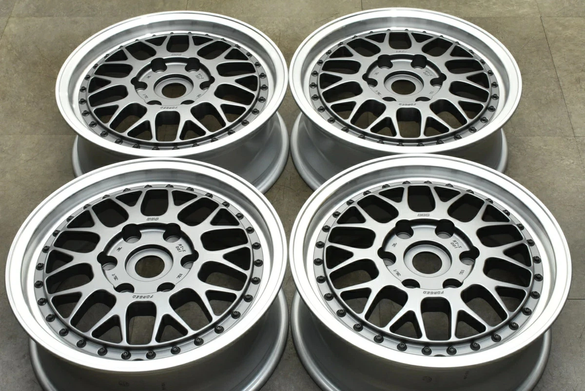 JDM Used BBS RT-X 001 wheels 4-piece set 176.5J x 17 +38 PCD 139.7 whe No Tires - Image 2