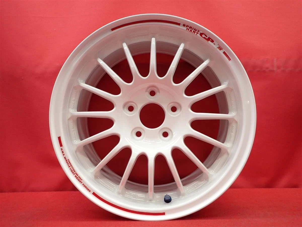 JDM Used out-of-print rare Sprint Heart CP-F wheels 4Book 7J 15PCD100 No Tires - Image 6