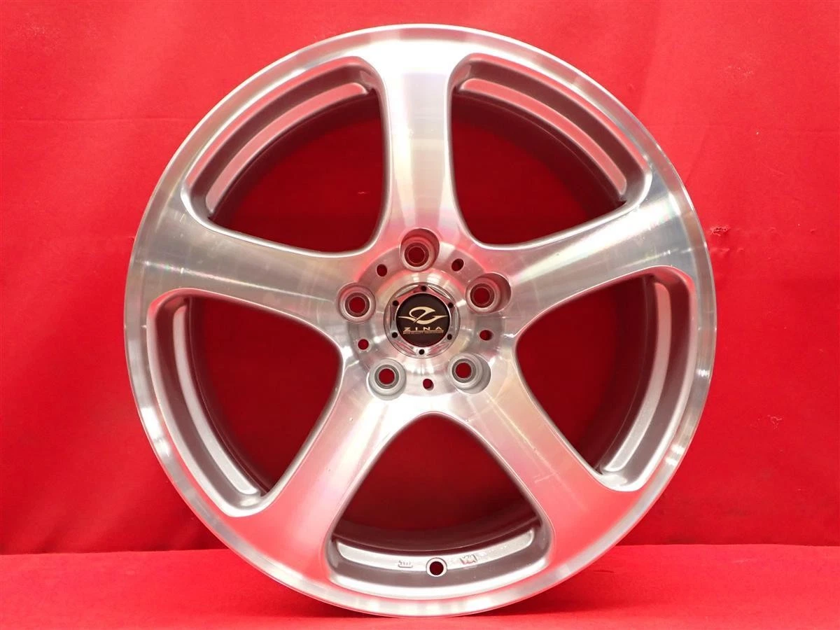 JDM Used ZINA 5-spoke wheels 4-spoke 8J 17x114.3 bolt pattern 5x114.3 No Tires - Image 5