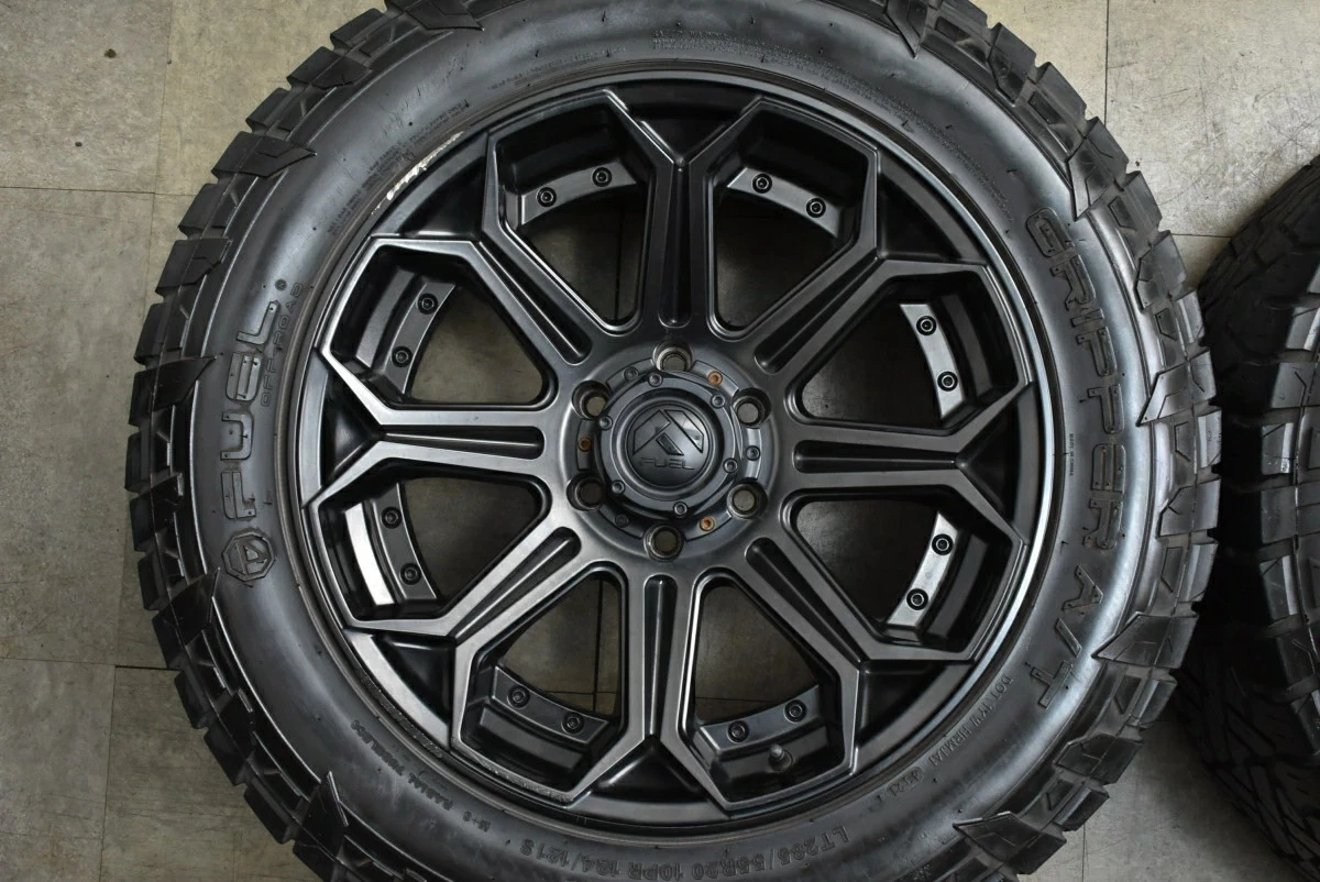 JDM Used FUEL Offroad 4-Book Set 209.09J x 20+20 PCD 139.7 LT285/55R20 No Tires - Image 3