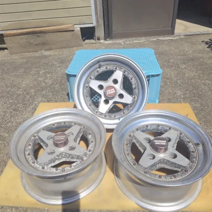 JDM Used 1979 Hayashi Racing Commando 144-hole 3-book set with center No Tires