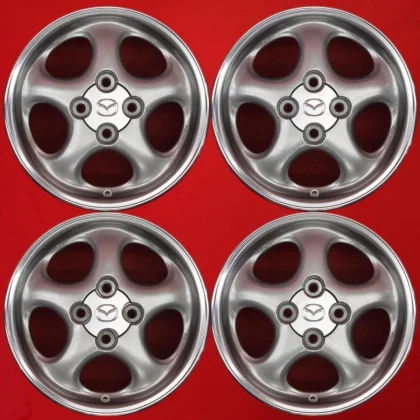JDM Used genuine Mazda Roadster NB6C wheels 4Book 6J 14PCD100 4-hole + No Tires