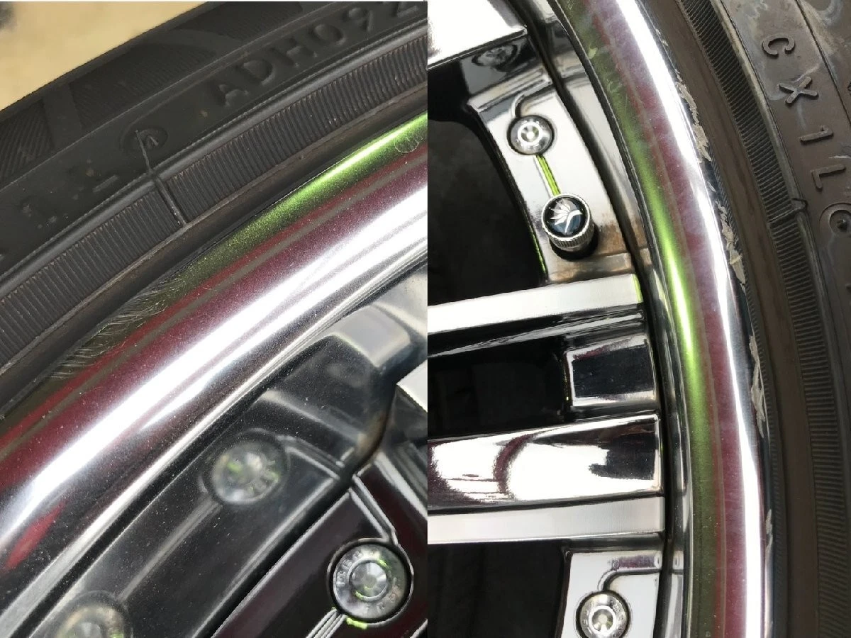 JDM Used Tire and Wheel Set: Weds Kranze Voltaire 8.5J-20 5/114.3 +36 No Tires - Image 7