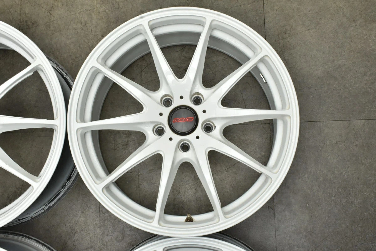 JDM Used RAYS Volk Racing G25 wheels 4-piece set 187.5J +48 offset 8.5 No Tires - Image 7