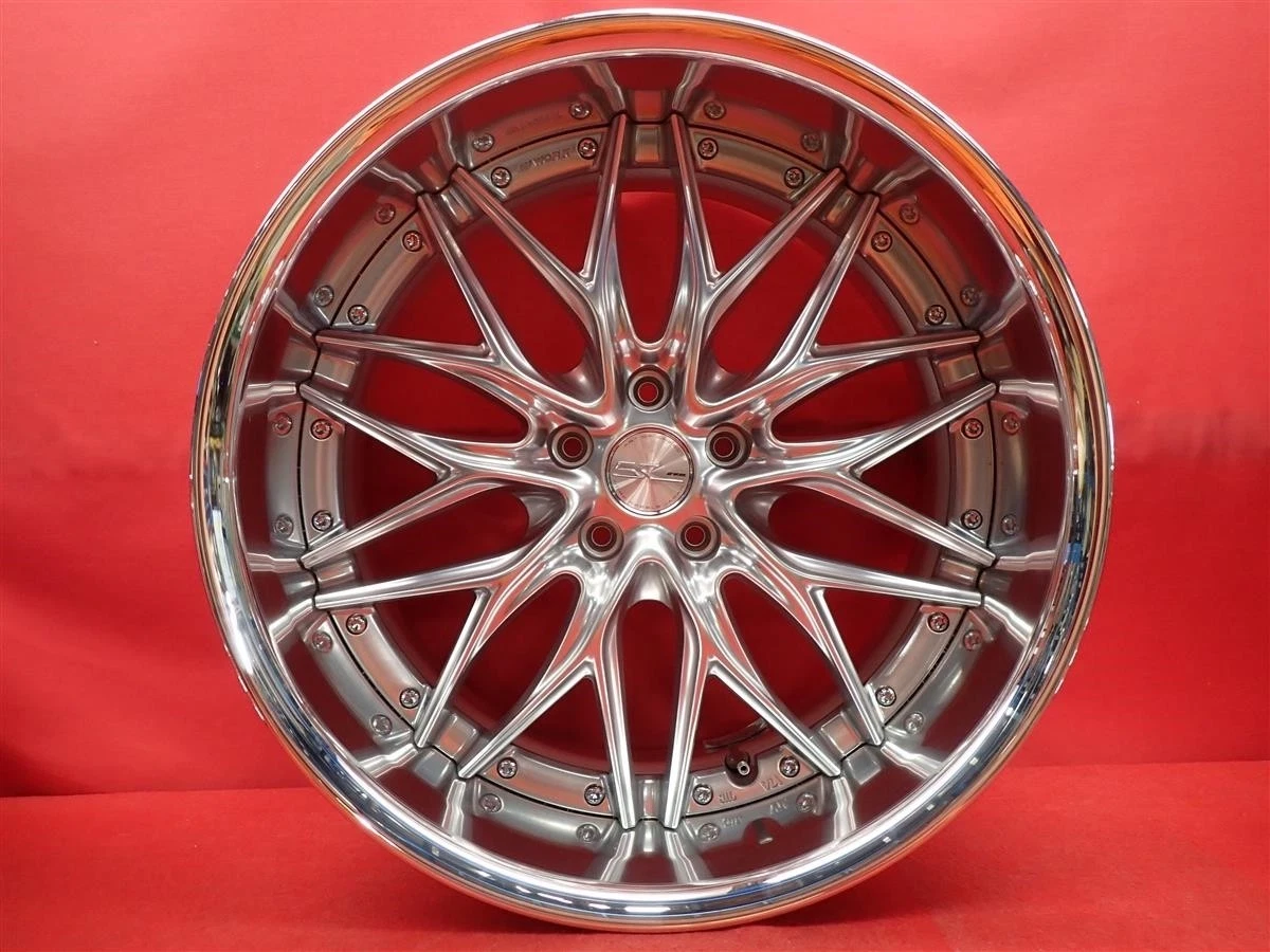 JDM Used WORK SCHWERT wheels with deep rims front and rear different w No Tires - Image 7