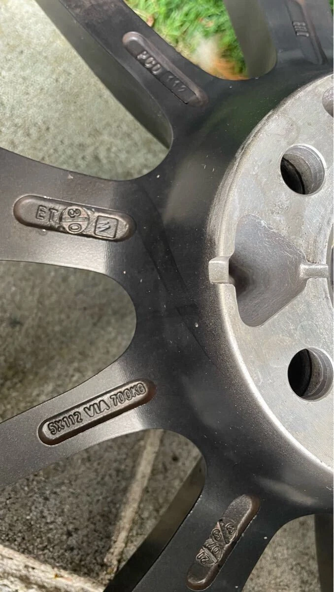 JDM Used BMW G01 X3 G02 X4 G08 iX3 MAK 8J19 H2 offset 30 PCD112 gunmet No Tires - Image 8