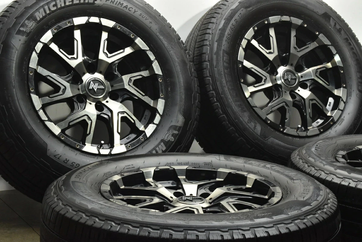 JDM Used MID 4-Book Set 178.0J x 17+20 PCD 139.7 265/65R17 112H with M No Tires - Image 3