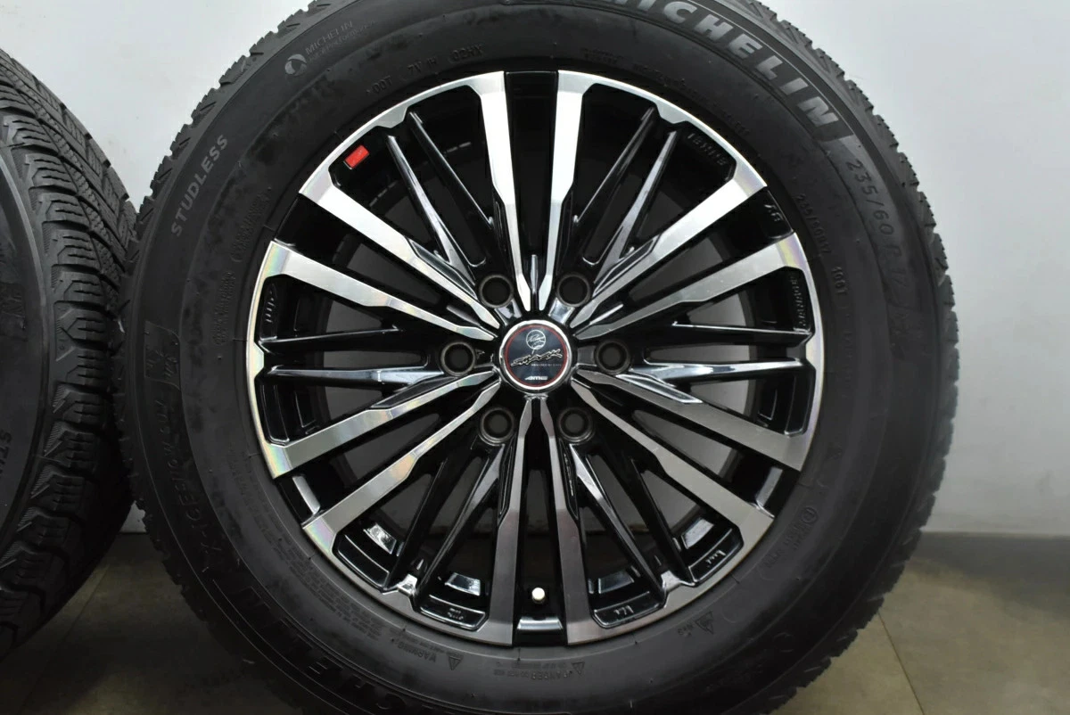 JDM Used SMACK 4-Book Wheel Set 177.0J x 17 +55 PCD 130 235/60R17 106T No Tires - Image 7