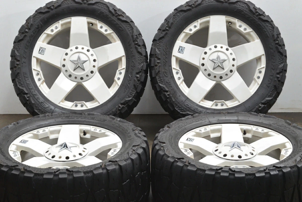 JDM Used KMC XDseries Rockstar 4-Book Set 208.5J x 20+10 PCD 139.7-150 No Tires - Image 2