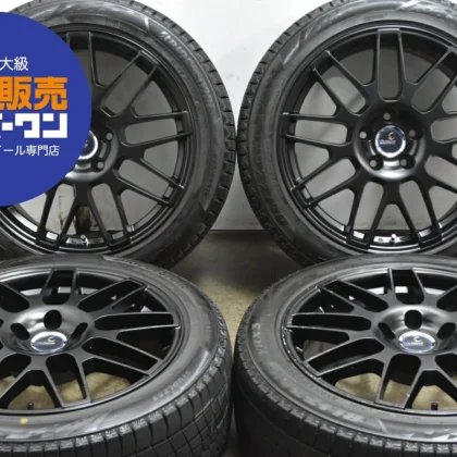 JDM Used WEDS 4-Book Wheel Set 188.0J x 18 +44 PCD 114.3 235/45R18 94Q No Tires