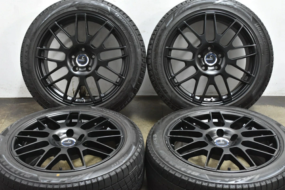 JDM Used WEDS 4-Book Wheel Set 188.0J x 18 +44 PCD 114.3 235/45R18 94Q No Tires - Image 2