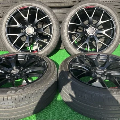 JDM Used on a 40cc Alphard RAYS Village HOMURA 2X7 FT wheels PCD120 8. No Tires