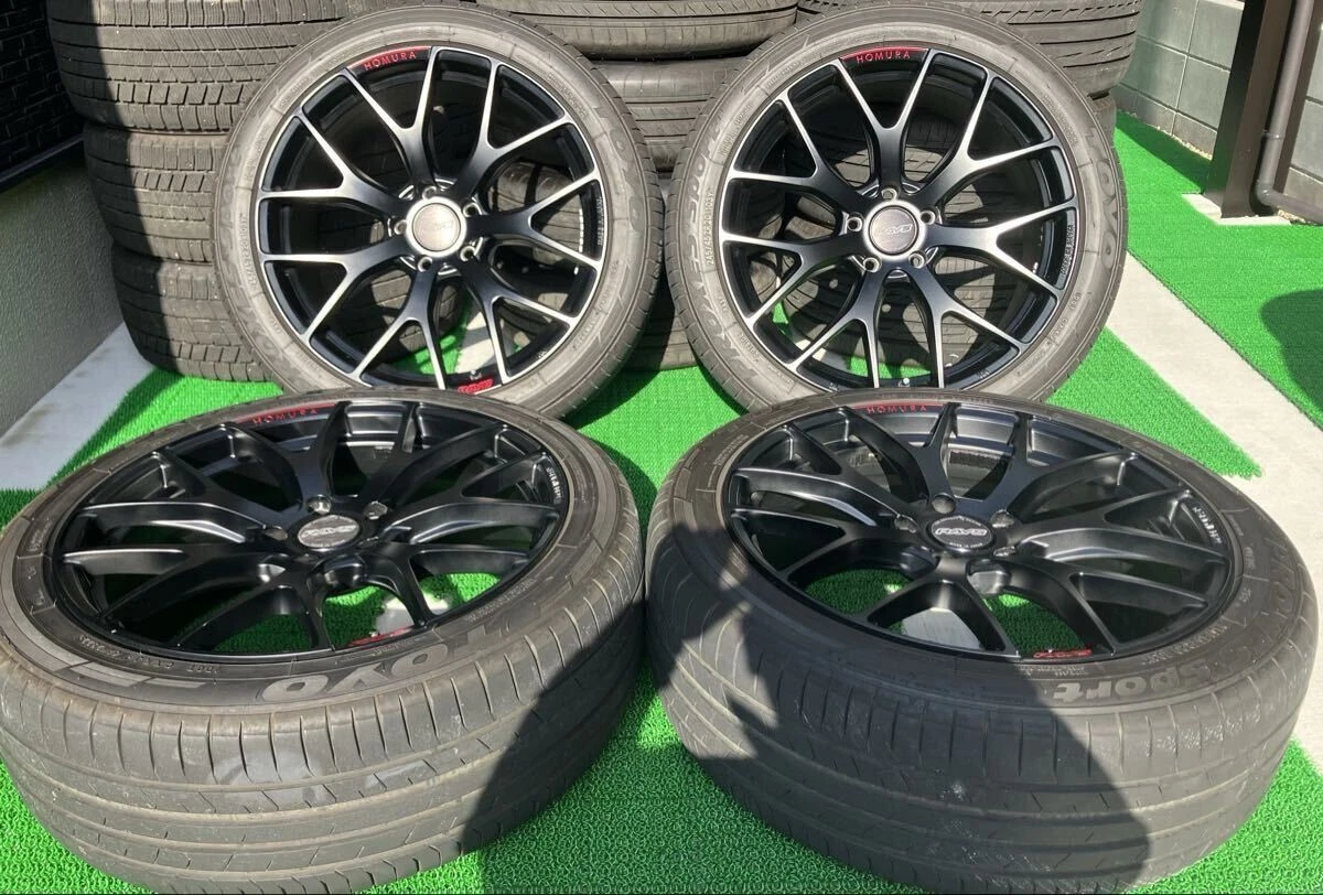 JDM Used on a 40cc Alphard RAYS Village HOMURA 2X7 FT wheels PCD120 8. No Tires