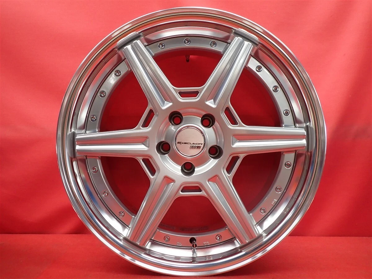 JDM Used SSR EXECUTOR RC06S wheels 4Book 8.5J 20PCD114.3 5x114.3 bolt No Tires - Image 5