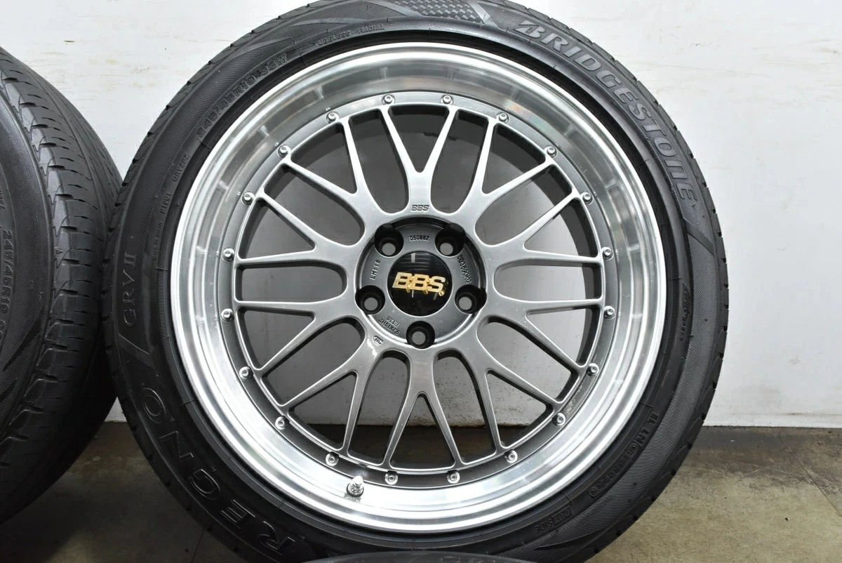 JDM Used BBS 4-Book Set 199.0J x 19 +38 PCD 114.3 245/45R19 98W with B No Tires - Image 6