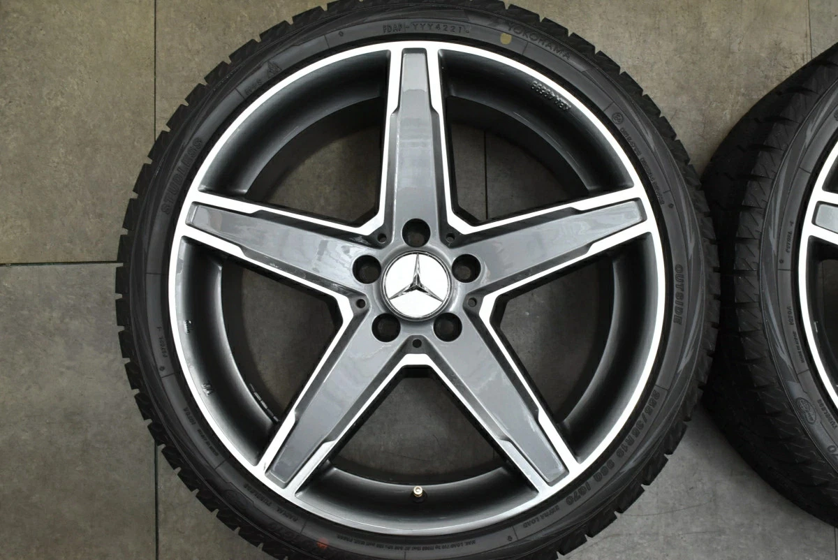 JDM Used MAK 4-Book Wheel Set 198.5J x 19 +35 PCD 112 255/35R19 96Q wi No Tires - Image 4