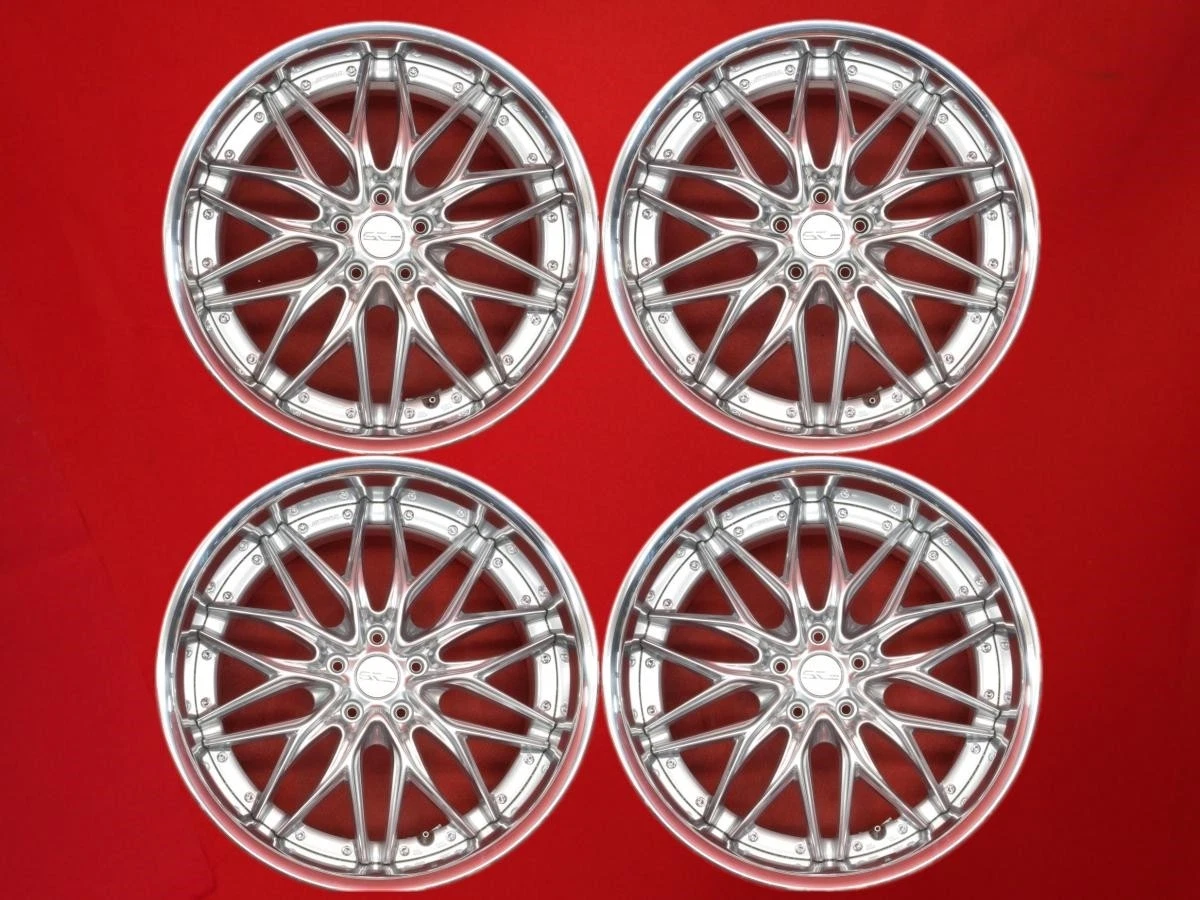 JDM Used WORK SCHWERT wheels with deep rims front and rear different w No Tires