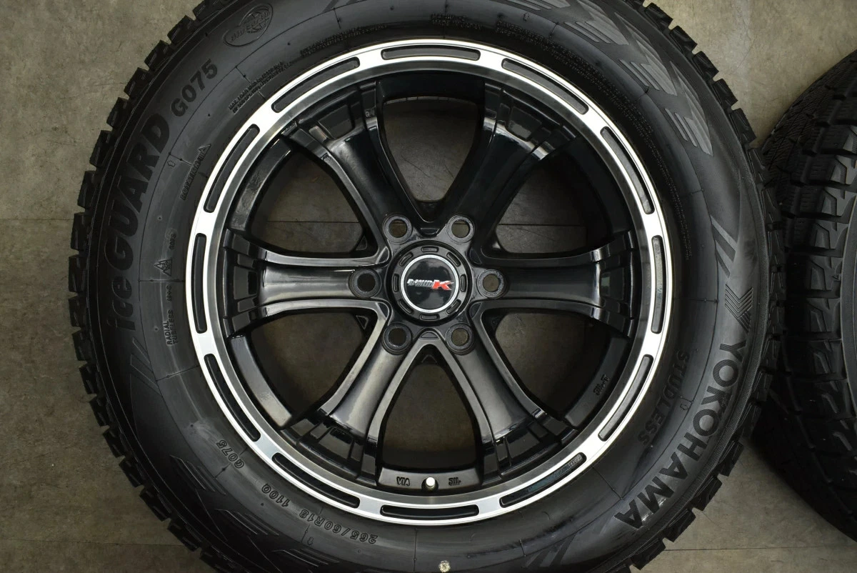 JDM Used BIGWAY 4-Book Wheel Set 188.0J x 18 +25 PCD 139.7 265/60R18 1 No Tires - Image 4