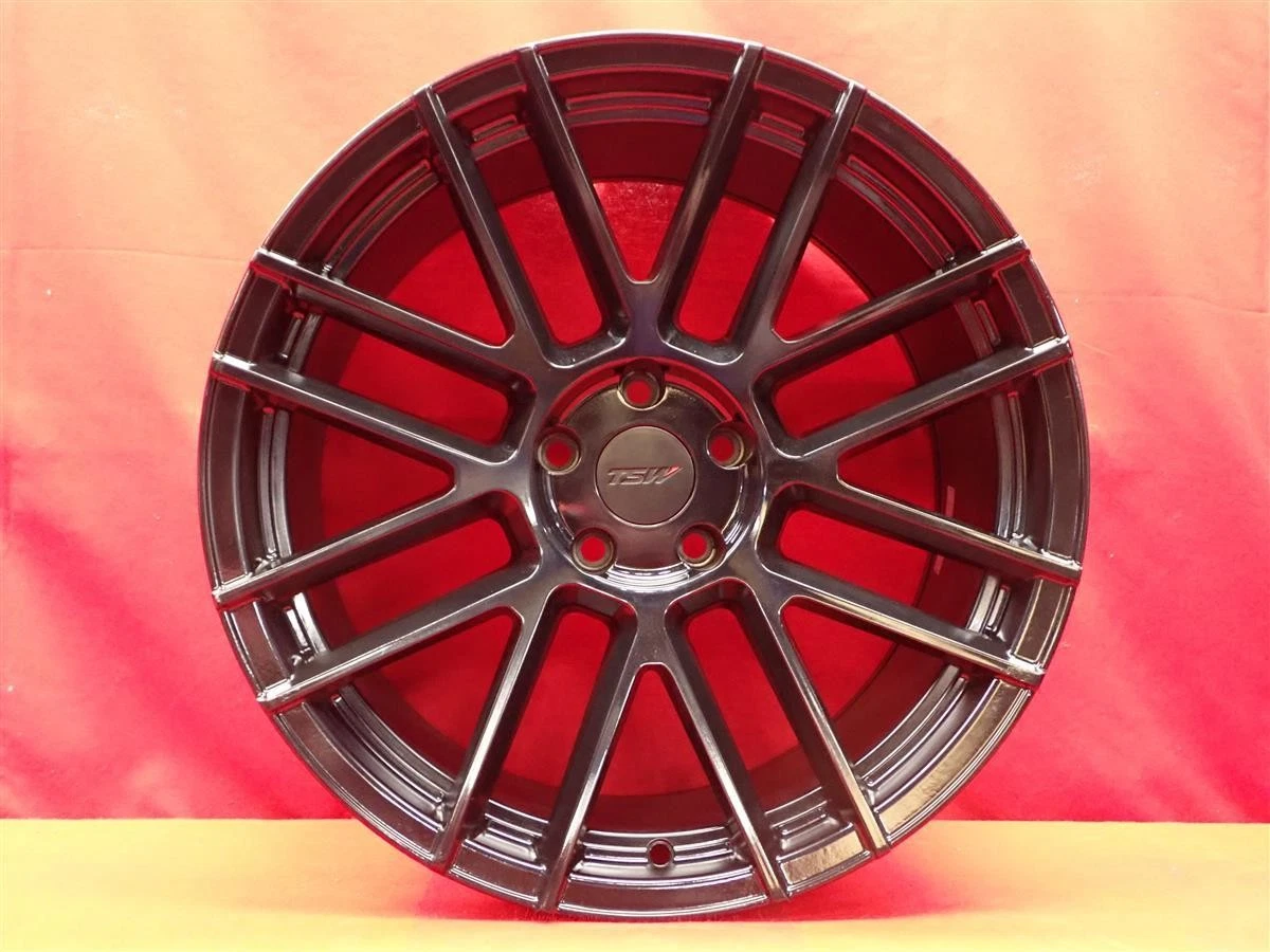 JDM Used TSW Mosport wheels 4Book 8.5/9.5J 19x114.3 PCD 5x20 bolt patt No Tires - Image 7
