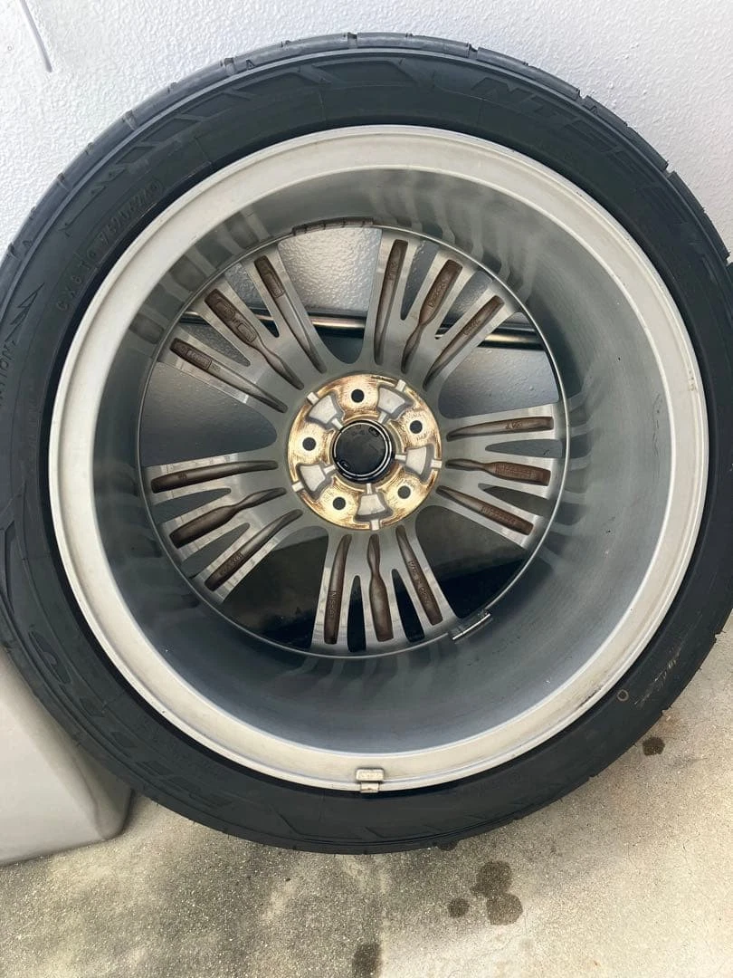 JDM V37 Skyline late model typeSP genuine 19-inch wheels No Tires - Image 8