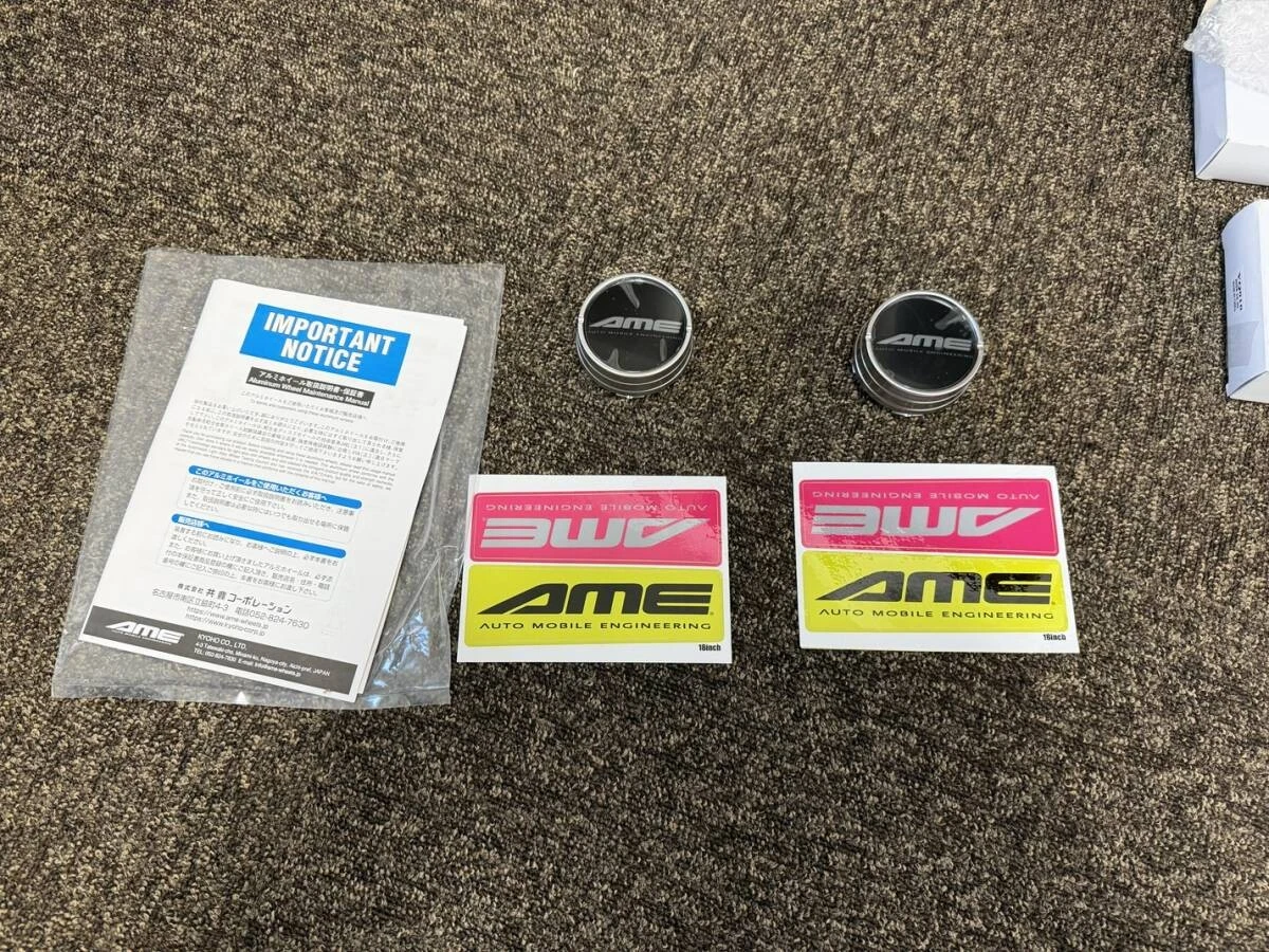 JDM Used AME TRACER GT-V 189.5J +45 PCD100 5-lug 4-wheel set for GR86 No Tires - Image 10