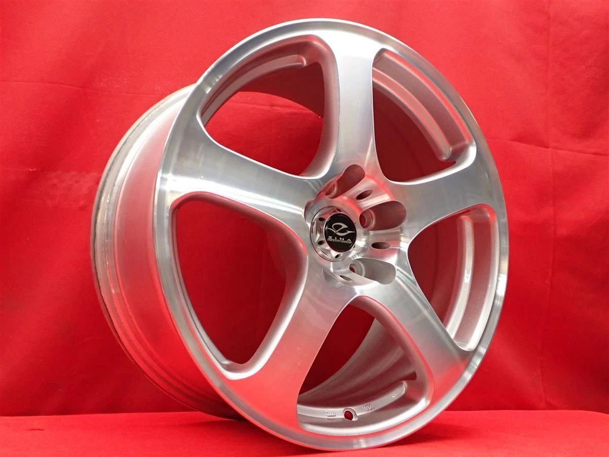 JDM Used ZINA 5-spoke wheels 4-spoke 8J 17x114.3 bolt pattern 5x114.3 No Tires - Image 2