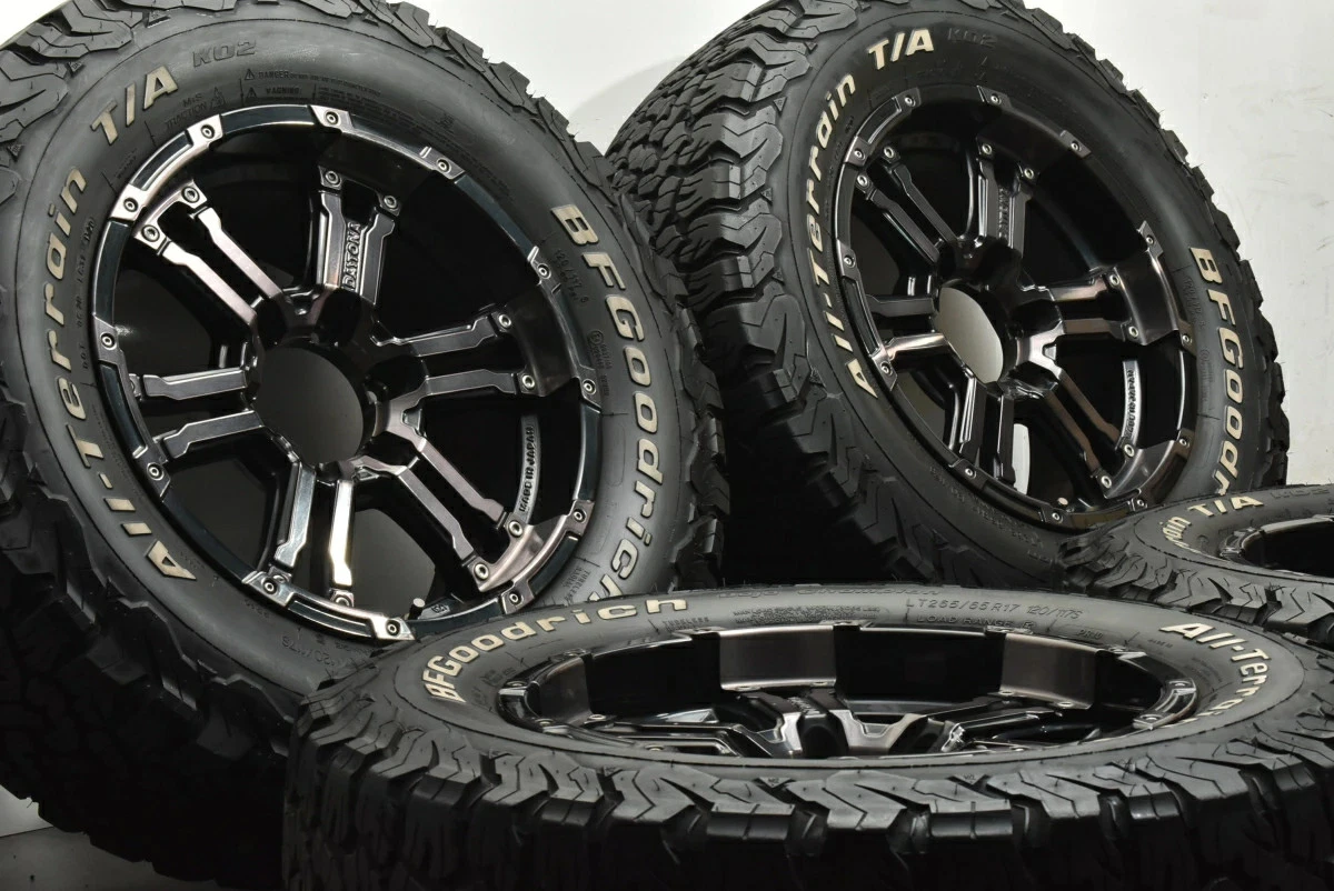 JDM Used RAYS 4-Book Set 178.0J x 17+20 PCD 139.7 LT265/65R17 120/117S No Tires - Image 3