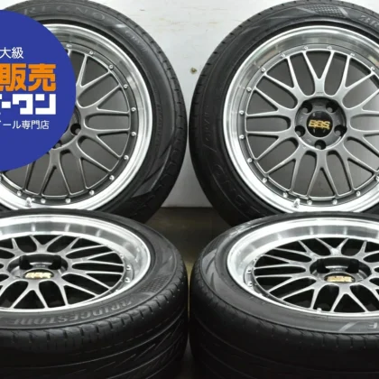 JDM Used BBS 4-Book Set 199.0J x 19 +38 PCD 114.3 245/45R19 98W with B No Tires