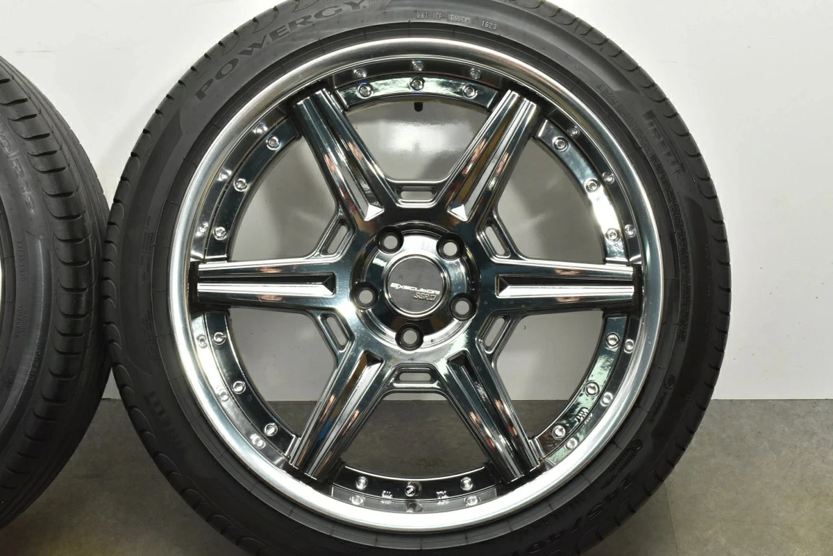 JDM Used SSR Executor RC06R 4-Piece Set 198.5J x 19 +30 PCD 112 245/40 No Tires - Image 7