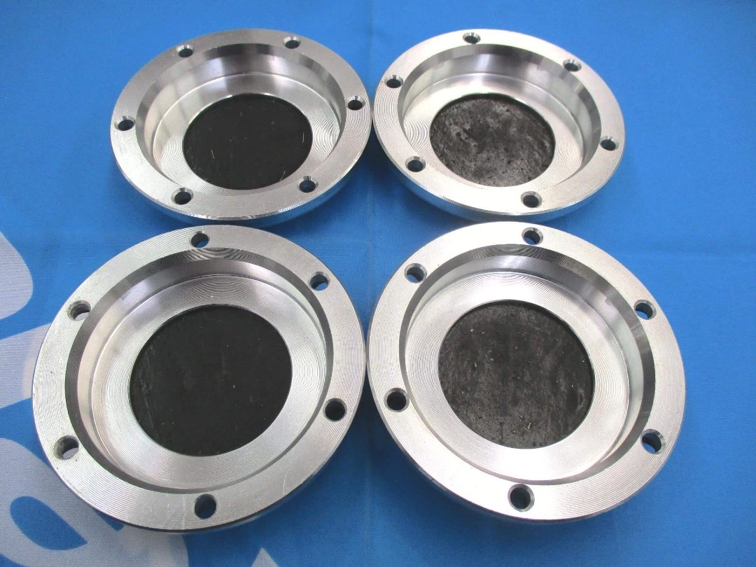 JDM Used Black Itzer center caps set of 4 individual discontinued Kana No Tires - Image 6