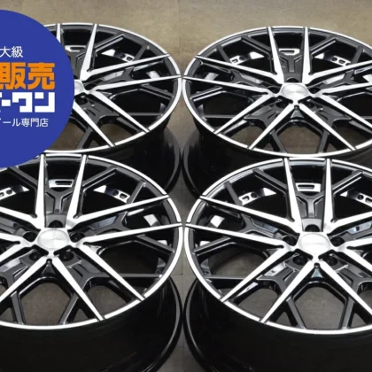 JDM Used 4-Book Wheel Set 198.0J x 19 +48 PCD 100 Wheels Only No Tires