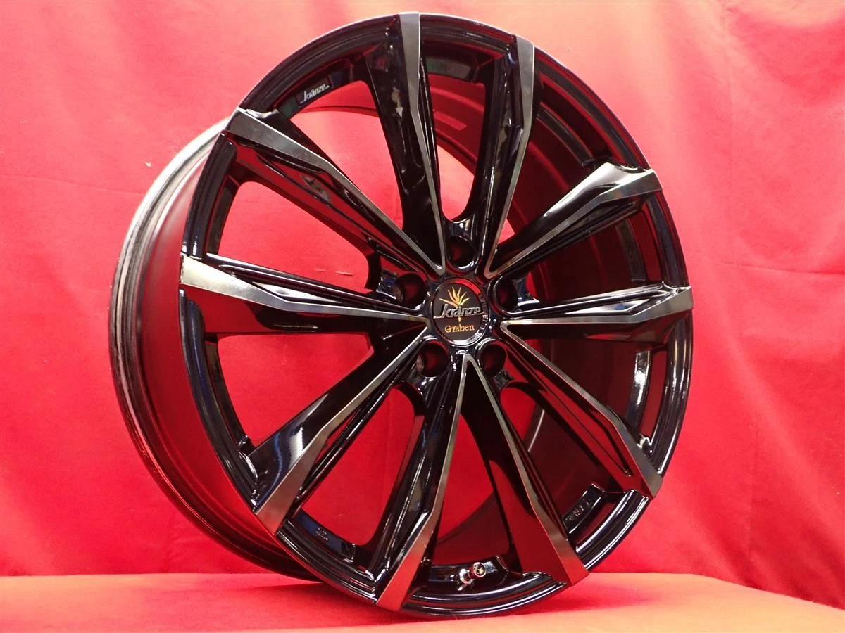 JDM Used WEDS KRANZE Graben 680EVO wheels 4Book 8.5/9.5J 20PCD114.3 5x No Tires - Image 2