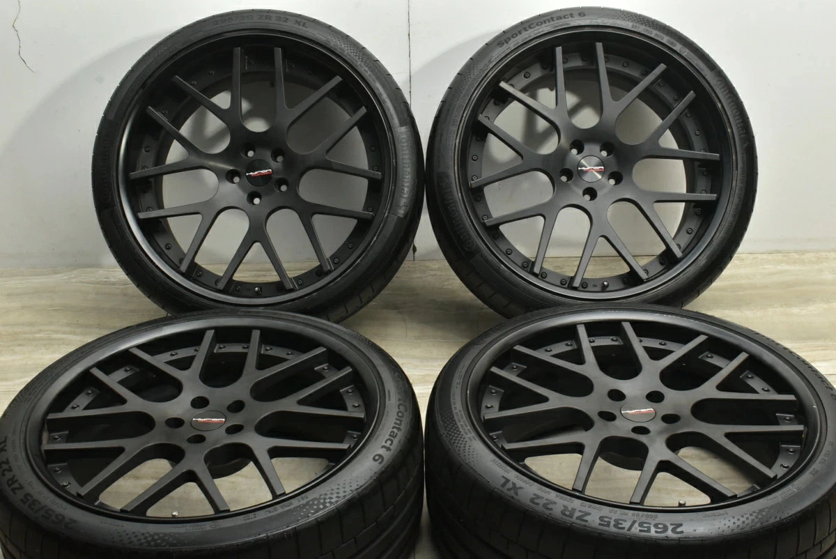 JDM Used HYPER FORGED 4-Book Set 229.5J x 22+31 PCD 114.3 265/35R22 10 No Tires - Image 2