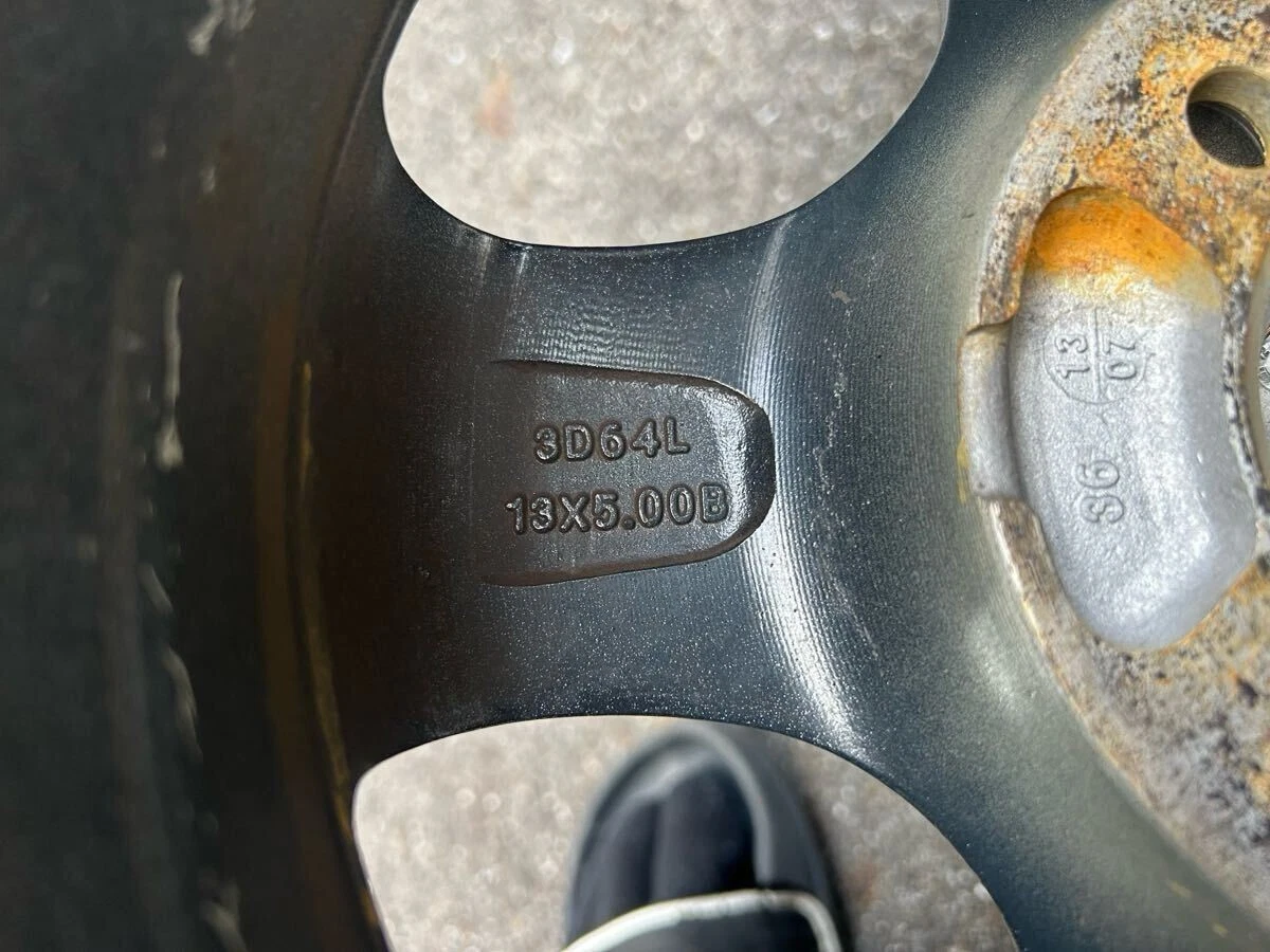 JDM WEDS VELVA SF 4Book studless aluminum wheels 135.00B 36 offset 4-l No Tires - Image 4