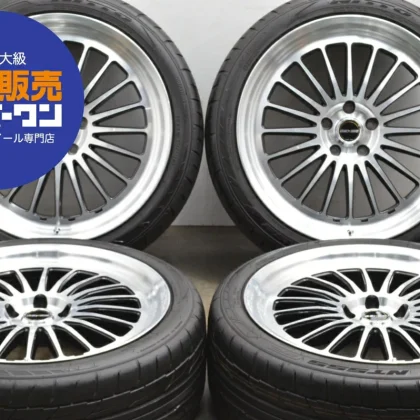 JDM Used MONZA JAPAN 4-Book Set 218.5J x 21 +42 PCD 120 245/40R21 100Y No Tires
