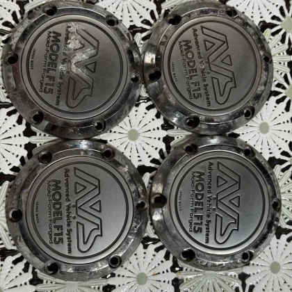 JDM YOKOHAMA AVS MODEL F15 Center Cap Used Model F15 Set of 4 Individu No Tires
