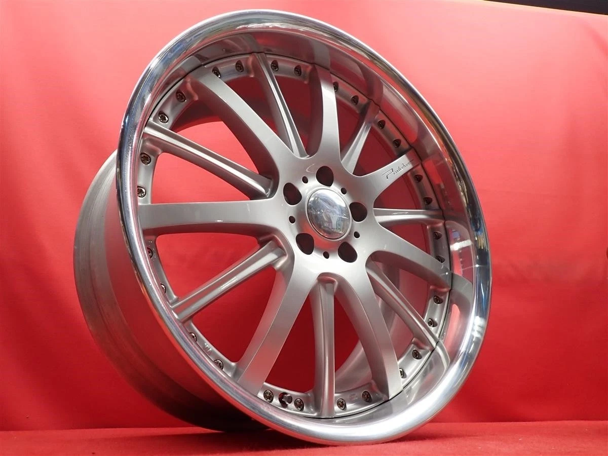 JDM Used WALD Valdo Portofino 2P P12-C wheels 4Book 9/10J 20PCD114.3 5 No Tires - Image 3