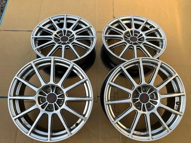 JDM Used Subaru Impreza WRX STI genuine wheels 177J ET48 5x100 bolt pa No Tires - Image 2