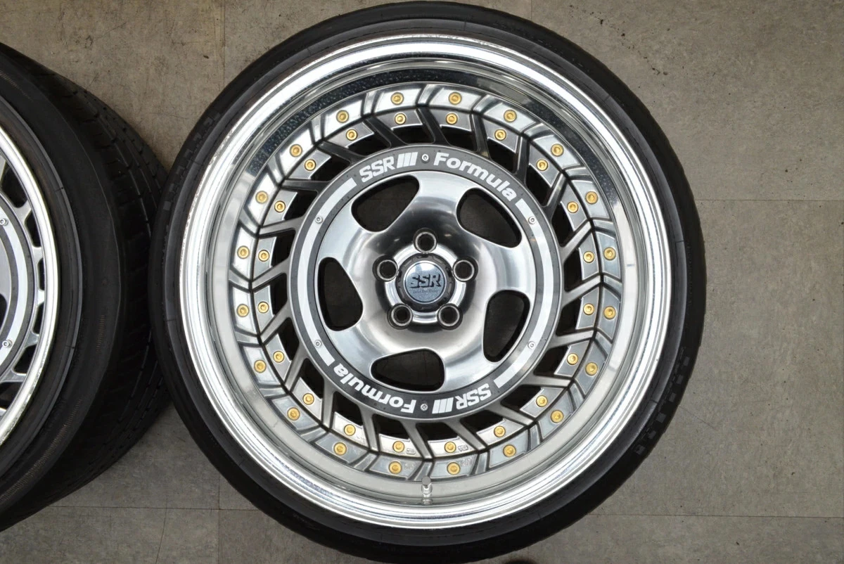 JDM Used SSR 4-Book Set 1810.5J x 18-29 PCD 100 245/35ZR18 92Y with RA No Tires - Image 4