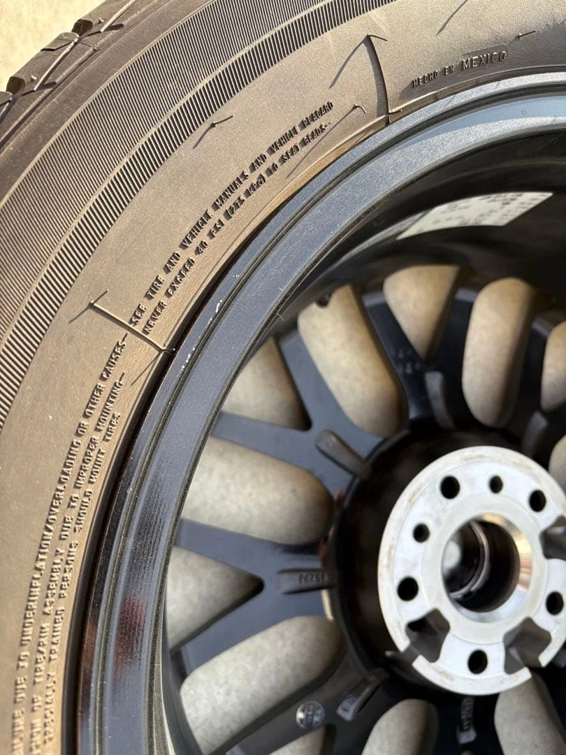 JDM Used Work Emotion EMT-M8R 17-inch wheels 4-piece set No Tires - Image 8