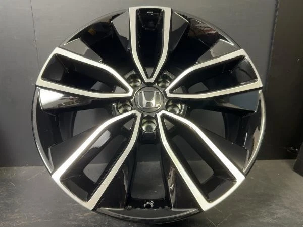 JDM Used set of 4 Honda Vezel genuine 7.5J-18 +55 114.3 5H black polis No Tires - Image 4