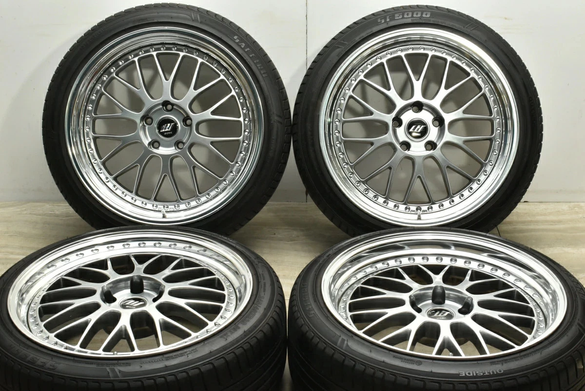 JDM Used WORK 4Book set 209.0J x 20 +14 PCD 120 245/40ZR20 99Y wheels No Tires - Image 2