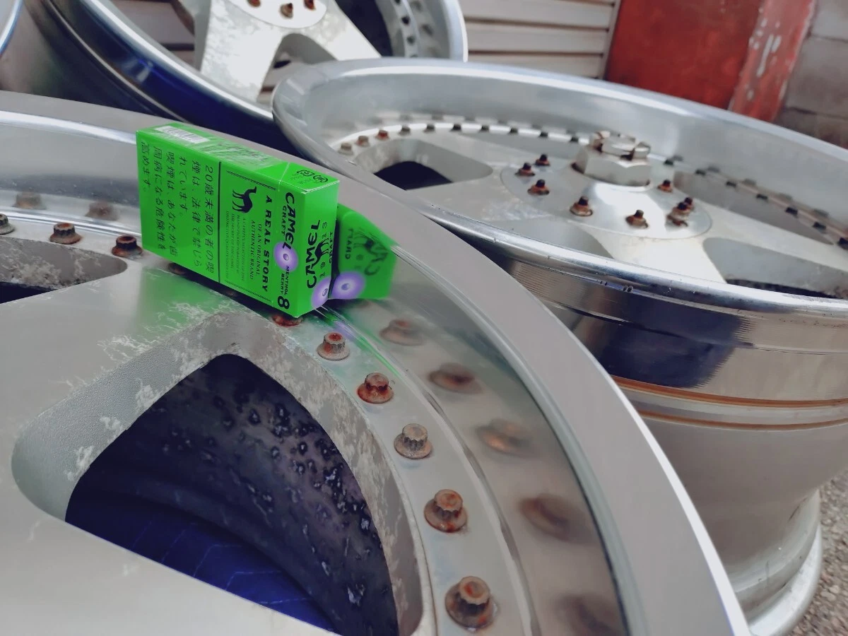 JDM VeilSide / 5-114.3 / 9J +17 // Skyline / BNR32/34/BCNR33 / Impreza No Tires - Image 9