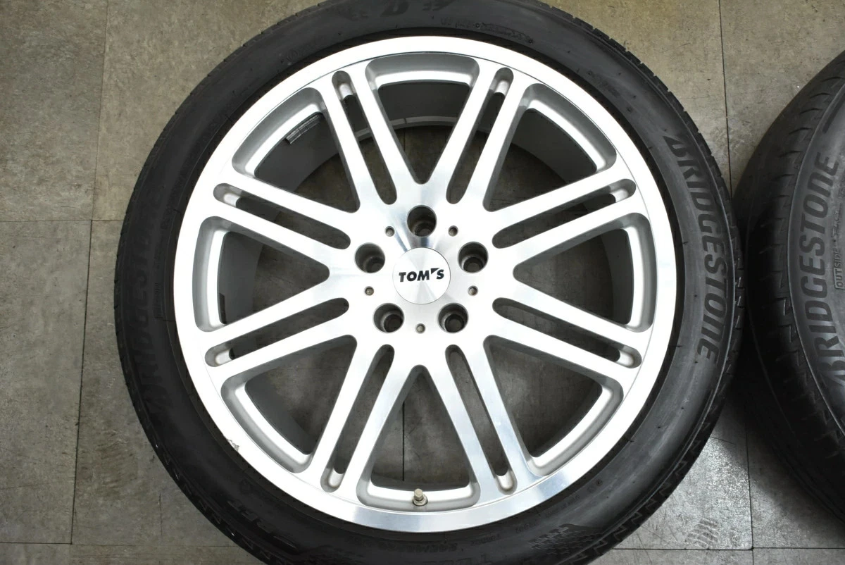 JDM Used TOM'S VP-8 4-Book Set 209.5J x 20 +35 PCD 120 245/45R20 No Tires - Image 4